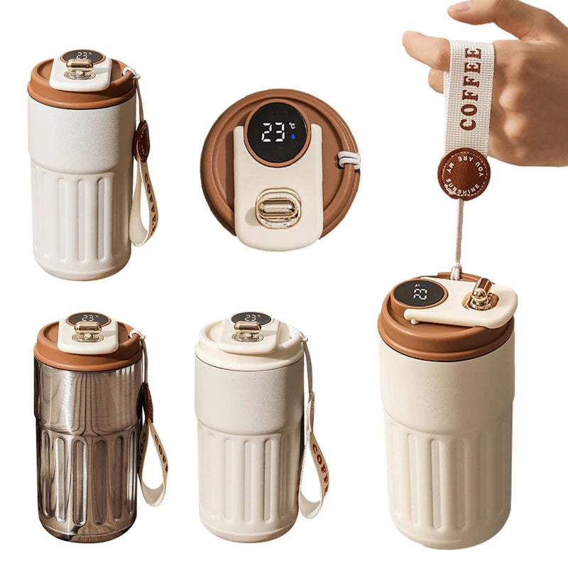 Smart Stainless Steel Insulated Bottle 450ml