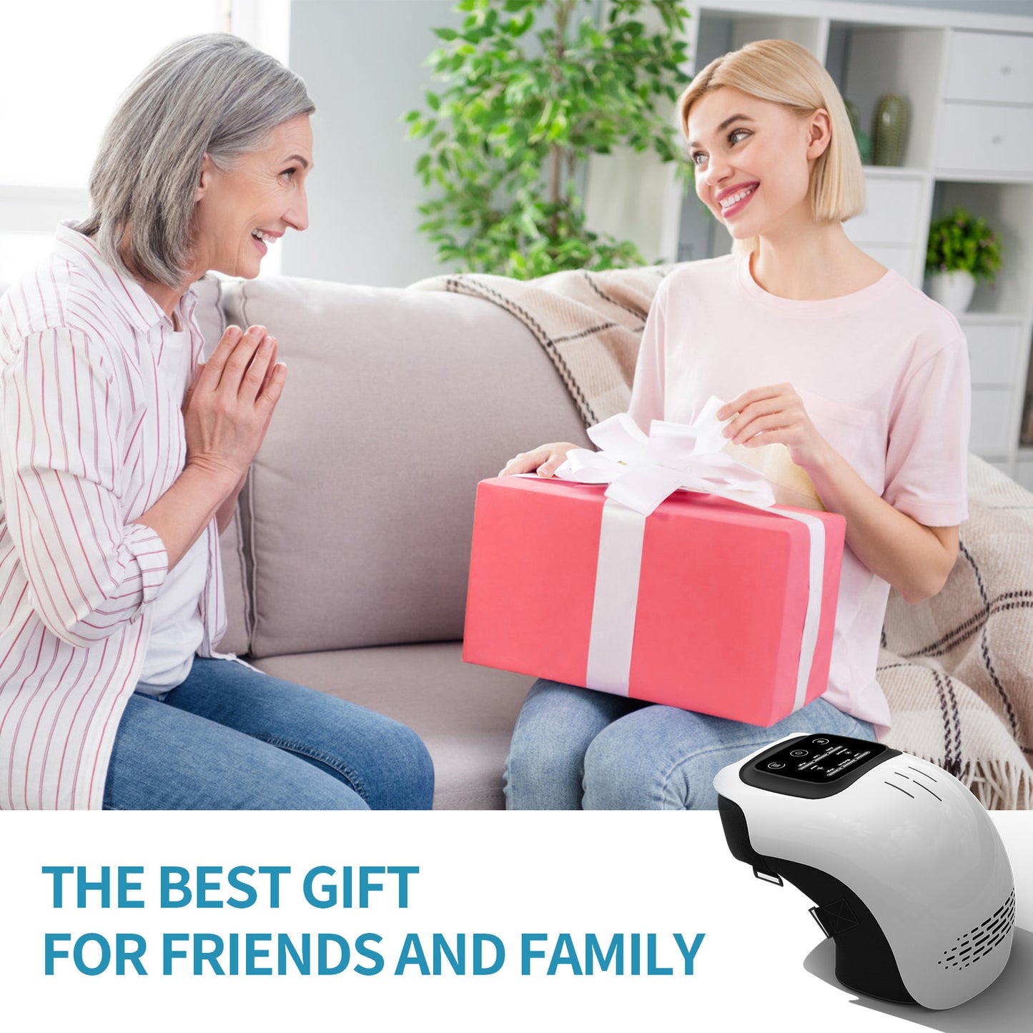 Smart Electric Heating Knee Massager – Pain Relief & Vibration Therapy