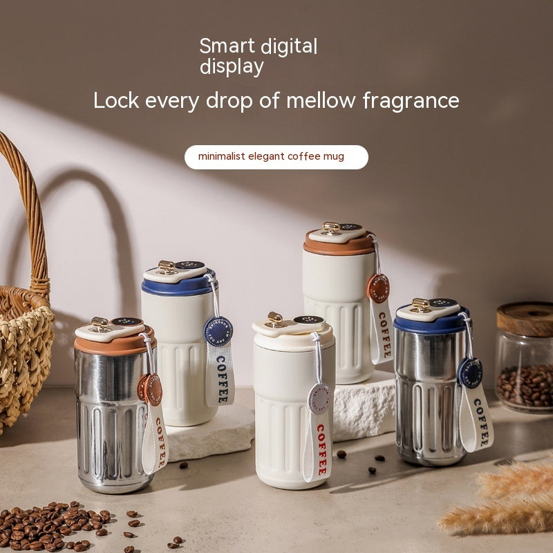 Smart Stainless Steel Insulated Bottle 450ml