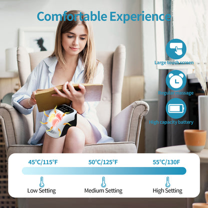 Smart Electric Heating Knee Massager – Pain Relief & Vibration Therapy