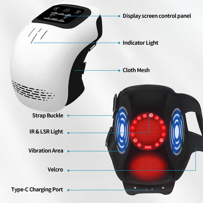 Smart Electric Heating Knee Massager – Pain Relief & Vibration Therapy