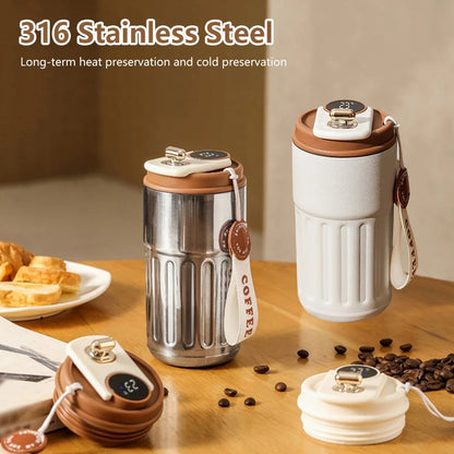 Smart Stainless Steel Insulated Bottle 450ml